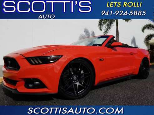 2015 Ford Mustang GT Premium CONVERTIBLE~ GREAT COLOR~ 5.0 V-8! RUNS... for sale in Sarasota, FL