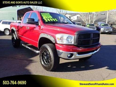 2007 Dodge Ram Pickup 2500 4x4 Quad Cab 5 9 DIESEL ENGINE CUMMING for sale in Happy valley, OR