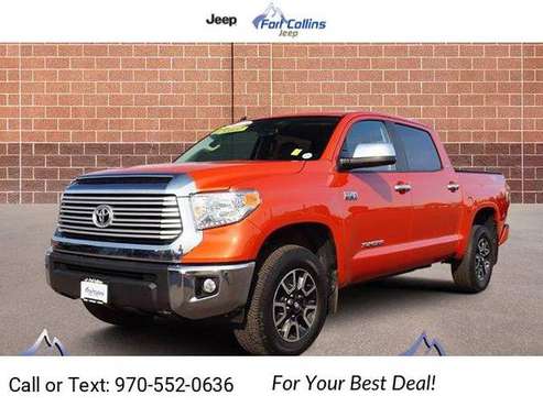 2017 Toyota Tundra 4WD Limited pickup - cars & trucks - by dealer -... for sale in Fort Collins, CO