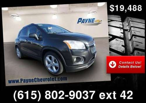 2015 Chevrolet Chevy Trax LTZ FWD - - by dealer for sale in Springfield, TN