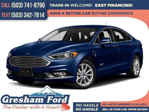 2018 Ford Fusion Energi SE FOR ONLY 299/mo - - by for sale in Gresham, OR
