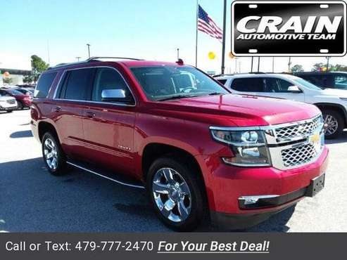 2015 Chevy Chevrolet Tahoe LTZ suv Crystal Red Tintcoat for sale in Springdale, AR
