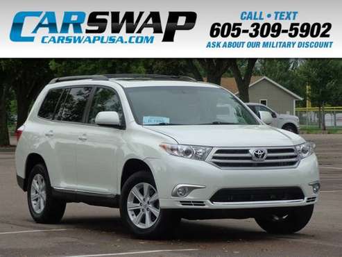 2012 Toyota Highlander (4x4, Heated Leather, Sunroof) for sale in Sioux Falls, SD