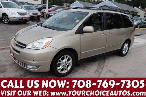 2004 *TOYOTA**SIENNA* XLE LIMITED 7 PASSENGER LEATHER SUNROOF 034078 for sale in posen, IL