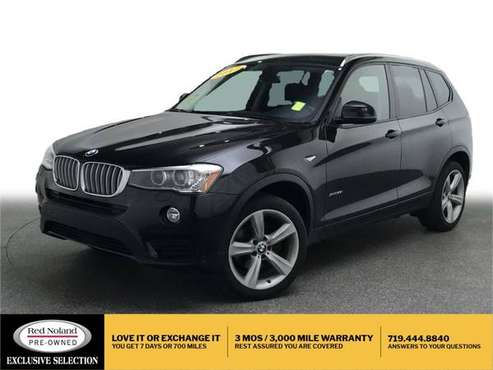 2017 BMW X3 xDrive28i - - by dealer - vehicle for sale in Colorado Springs, CO