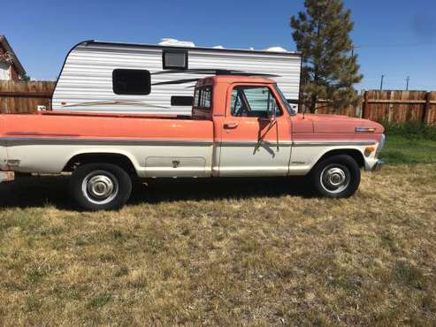 1968 Ford F-250 Camper Special - cars & trucks - by owner - vehicle... for sale in Joplin, MT