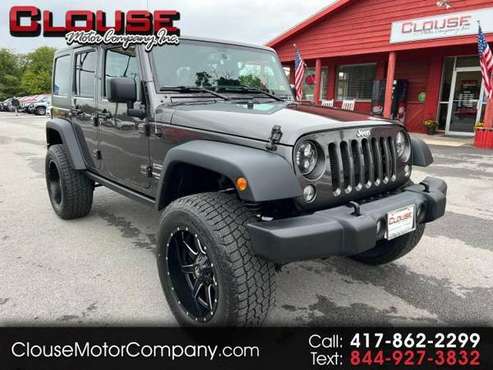 2017 Jeep Wrangler Unlimited Sport 4x4 - - by dealer for sale in Rogersville, MO