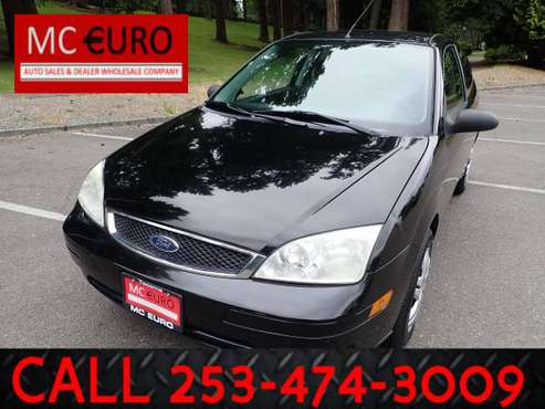 ★★2007 FORD FOCUS ZX3, 5SPD, CD, A/C, CLEAN CARFAX!! for sale in Tacoma, WA
