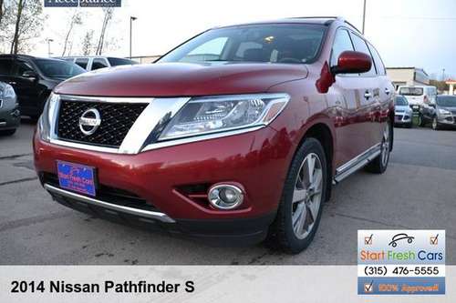 AWD 2014 NISSAN PATHFINDER S 3RD ROW - - by dealer for sale in Syracuse, NY