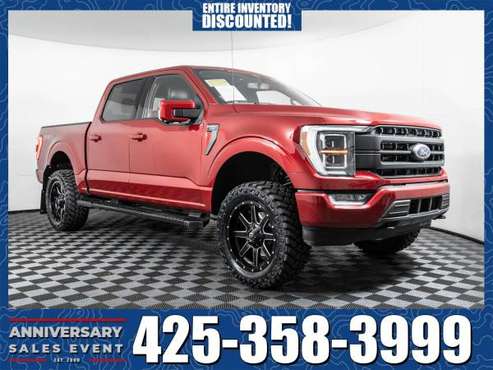 trucks Lifted 2021 Ford F-150 Lariat 4x4 - - by for sale in Lynnwood, WA