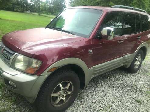 2001 Red Mitsubishi Montero Limited for sale in Lisbon, OH