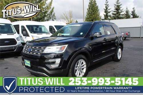 2016 Ford Explorer FWD 4dr XLT Sport Utility 🆓Lifetime Powertrain for sale in Tacoma, WA