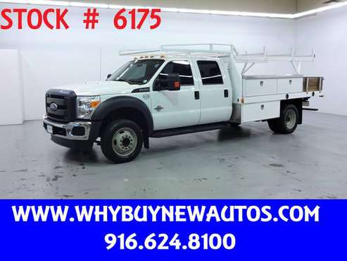 2015 Ford F350~Diesel~Crew Cab~12ft Contractor Bed~Only 39K Miles! for sale in Rocklin, CA