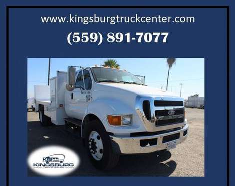2015 Ford F-650 Super Duty 4X2 4dr SuperCab 179 281 in. WB Flatbed for sale in Kingsburg, CA