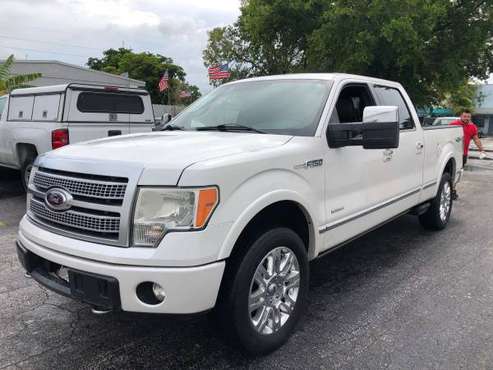 2011 FORD F-150 PLATINUM $3000 DOWN PAYMENT $11998 FINANCE BANK for sale in Hollywood, FL