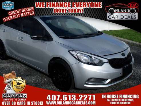 2015 KIA *Forte* NO Credit Check Loans--- Buy Here Pay Here--- In... for sale in Maitland, FL