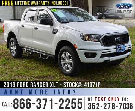 2019 FORD RANGER XLT Touchscreen, SYNC, Backup Camera - cars for sale in Alachua, FL