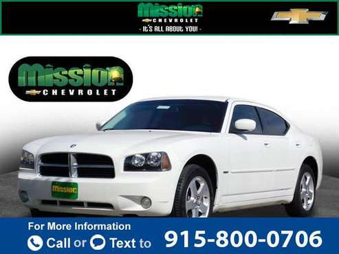 2010 Dodge Charger R/T sedan White for sale in El Paso, TX