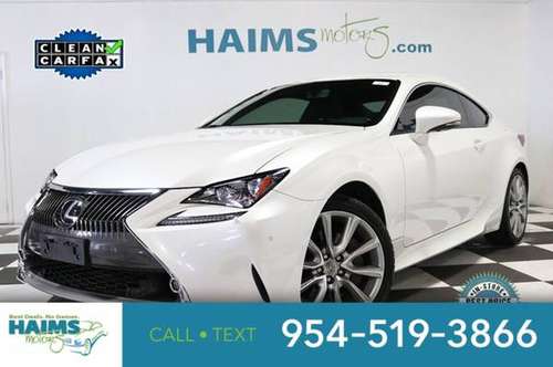 2016 Lexus RC 300 2dr Coupe for sale in Lauderdale Lakes, FL