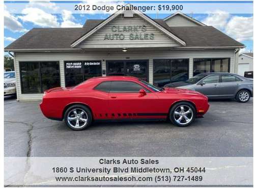 2012 Dodge challenger sxt 59304 Miles - 17, 900 (middle - cars & for sale in Middletown, OH