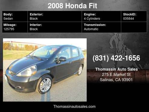 2008 Honda Fit 5dr HB Auto Sport - - by dealer for sale in Salinas, CA