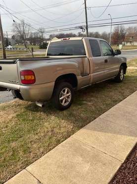 2004 GMC sieraa Stepside ext cab v8 5 3 liter runs great must - cars for sale in Rosedale, MD