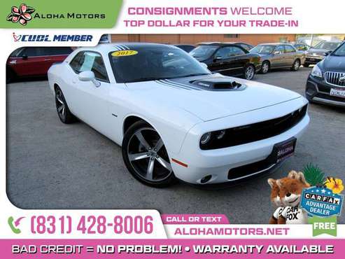 2017 Dodge Challenger R/T Plus Shaker FOR ONLY - - by for sale in Santa Cruz, CA