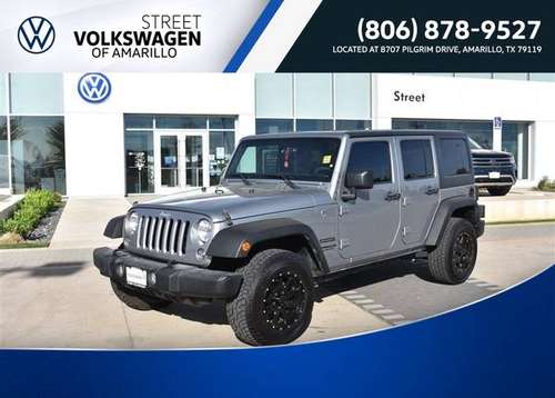2016 Jeep Wrangler Unlimited 4WD 4DR SPORT Monthly payment of - cars for sale in Amarillo, TX