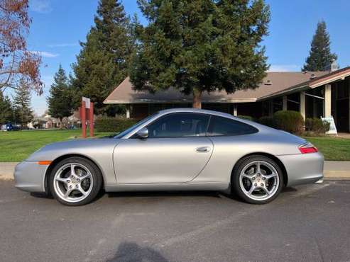 2002 Porsche 911 Carrera - Arctic Silver with Black leather for sale in Redwood City, CA