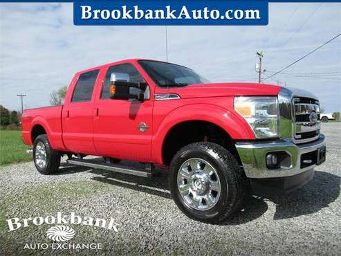 2015 FORD F250 SUPER DUTY LARIAT, Red APPLY ONLINE->... for sale in Summerfield, SC