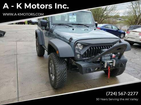 2015 Jeep Wrangler Rubicon 4x4 2dr SUV EVERYONE IS APPROVED! - cars for sale in Vandergrift, PA
