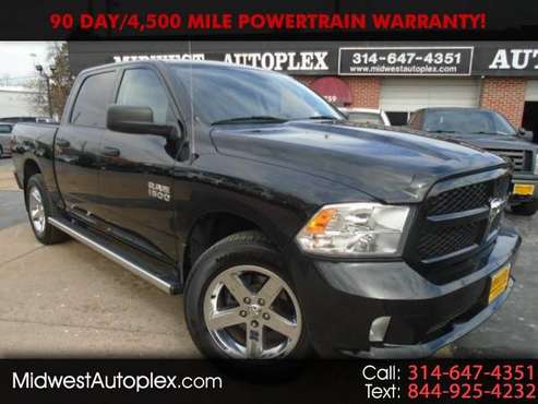 2017 Ram 1500 4WD 44k mi Crew Cab Express New Tires 23 mpg - cars & for sale in Maplewood, MO
