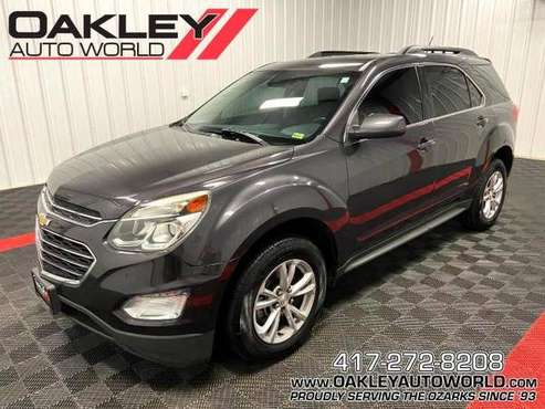 2016 Chevy Chevrolet Equinox LT FWD suv Charcoal for sale in Branson West, AR