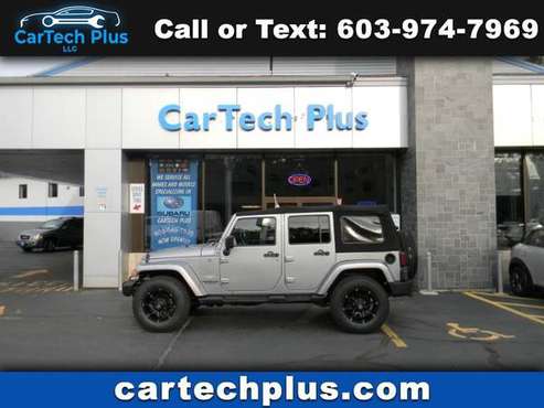 2014 Jeep Wrangler UNLIMITED SAHARA 4WD 3 6L V6 AUTOMATIC SUV - cars for sale in Plaistow, MA