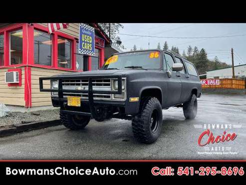 1986 Chevrolet C/K 20 Suburban K2 - - by dealer for sale in Grants Pass, OR