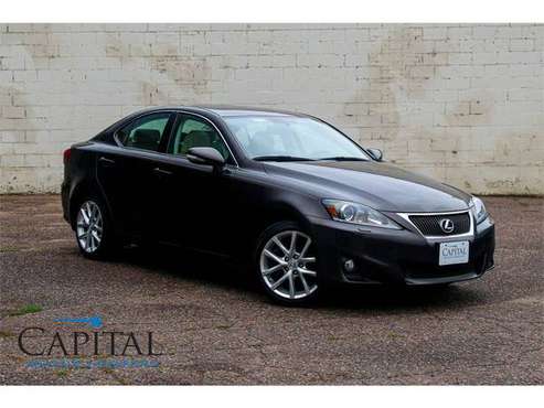 LOW Mile 2012 Lexus IS 350 AWD w/Navigation, Keyless Start & More! for sale in Eau Claire, SD