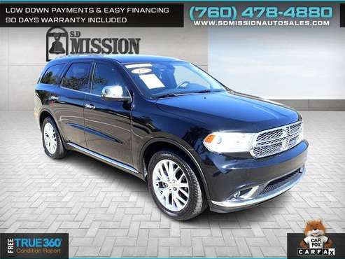 2017 Dodge Durango SXT FOR ONLY 374/mo! - - by dealer for sale in Vista, CA