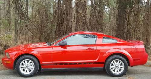 Colorado Red 2007 Ford Mustang/V6/Southern Owned/New Tires for sale in Raleigh, NC