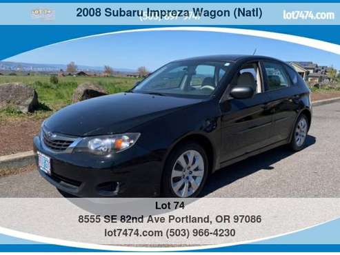 2008 Subaru Impreza Wagon (Natl) 5dr Man i - - by for sale in Portland, OR