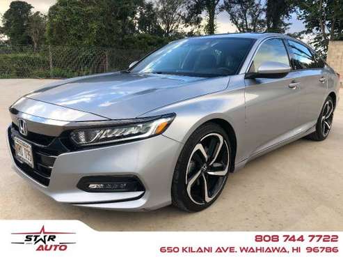 AUTO DEALS 2018 Honda Accord Sport Sedan 4D Carfax One Owner for sale in HI