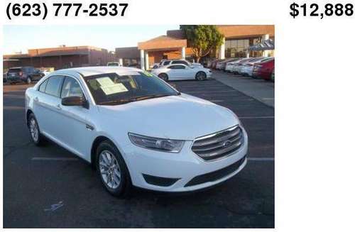 2015 Ford Taurus SE White for sale in Glendale, AZ