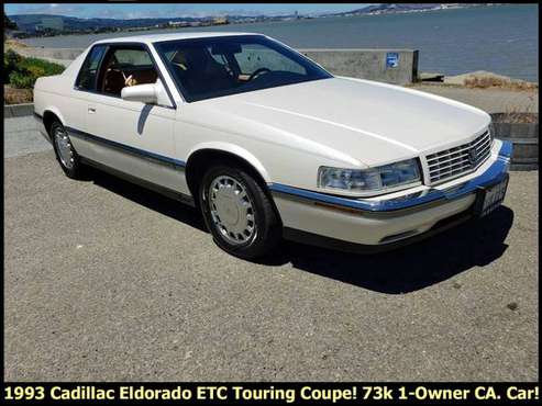 Extra Clean 1993 Cadillac Eldorado Touring Coupe ONLY 74k Miles! for sale in Burlingame, CA