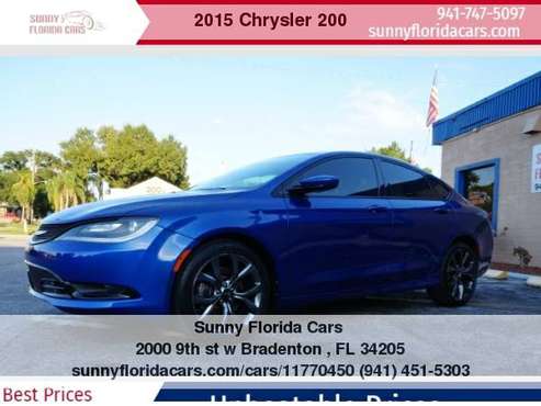 2015 Chrysler 200 4dr Sdn S FWD - We Finance Everybody!!! for sale in Bradenton, FL