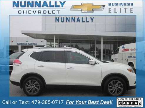 2016 Nissan Rogue SL suv Pearl White for sale in Bentonville, AR