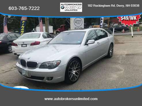 2006 BMW 7 Series - BAD CREDIT ? DON'T SWEAT IT ! WE FINANCE ALL !!!... for sale in Derry, MA