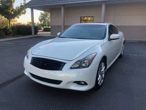 2012 INFINITI G37 COUPE PEARL WHITE CLEAN TITLE! 39K for sale in Dearing, CA