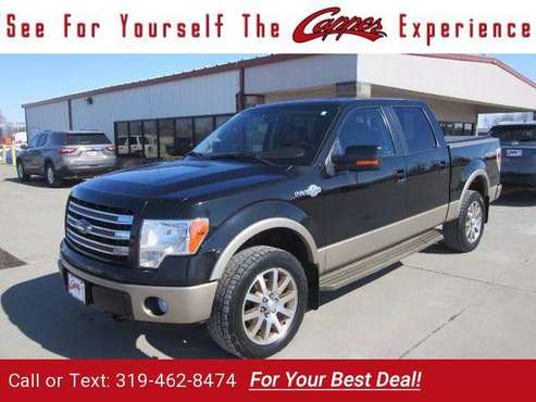 2013 Ford F150 King Ranch pickup Black - - by dealer for sale in Marengo, IA