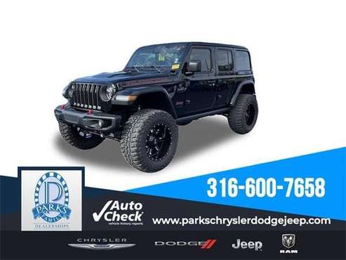 2021 Jeep Wrangler Unlimited Rubicon suv Black Clearcoat - cars & for sale in Augusta, KS