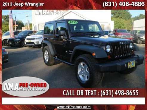 2013 Jeep Wrangler 4WD 2dr Sport We Can Finance Everyone for sale in Huntington Station, NY