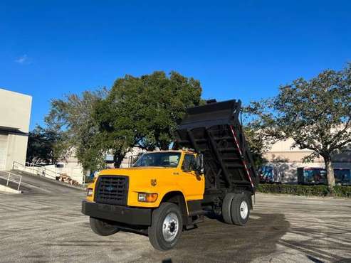 1996 Ford F-800 Dump Truck Yellow - - by dealer for sale in West Palm Beach, FL